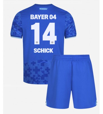 Bayer Leverkusen Patrik Schick #14 Tredje trøje Børn 2025-26 Kort ærmer (+ korte bukser)